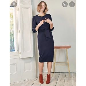 Boden Josephine dress in navy, 10L